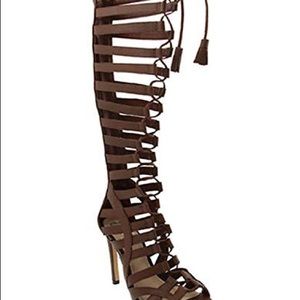 Vince Camuto Brown Olivian Gladiator sandal